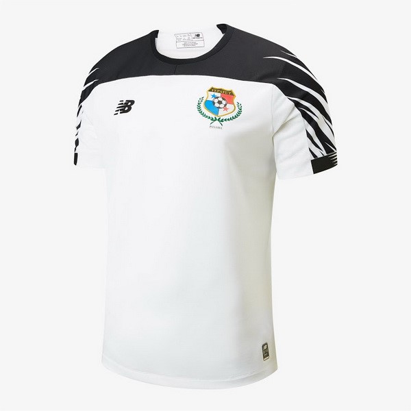 Tailandia Camiseta Panamá Segunda equipo 2019 Blanco Negro